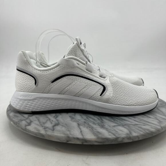 Adidas Womens Shoes 9 White Black Edge Lux 5 Athletic Running Sneakers H03865 - Picture 2 of 12